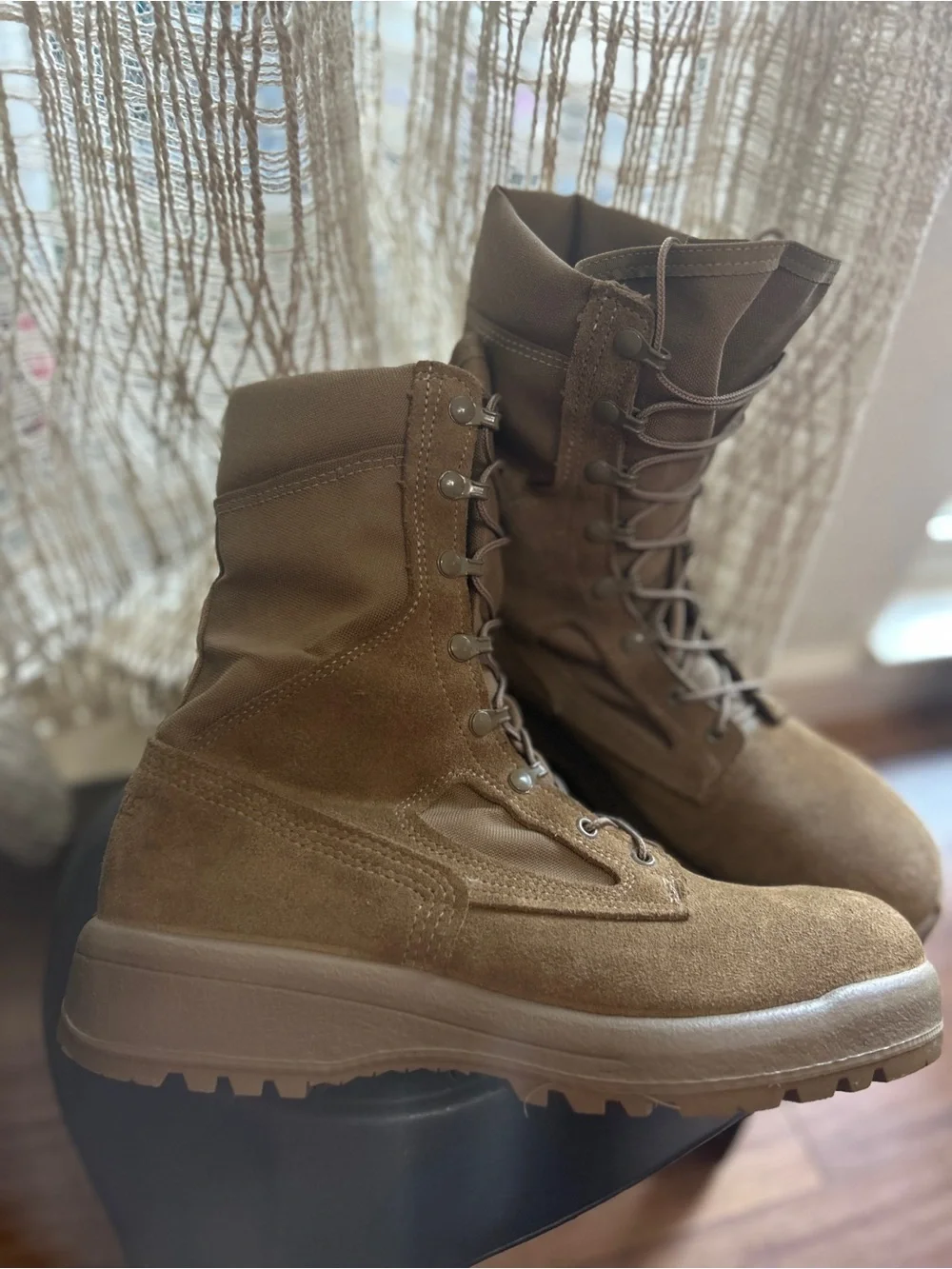 Men's Tactical Lace-Up Boots - Brown